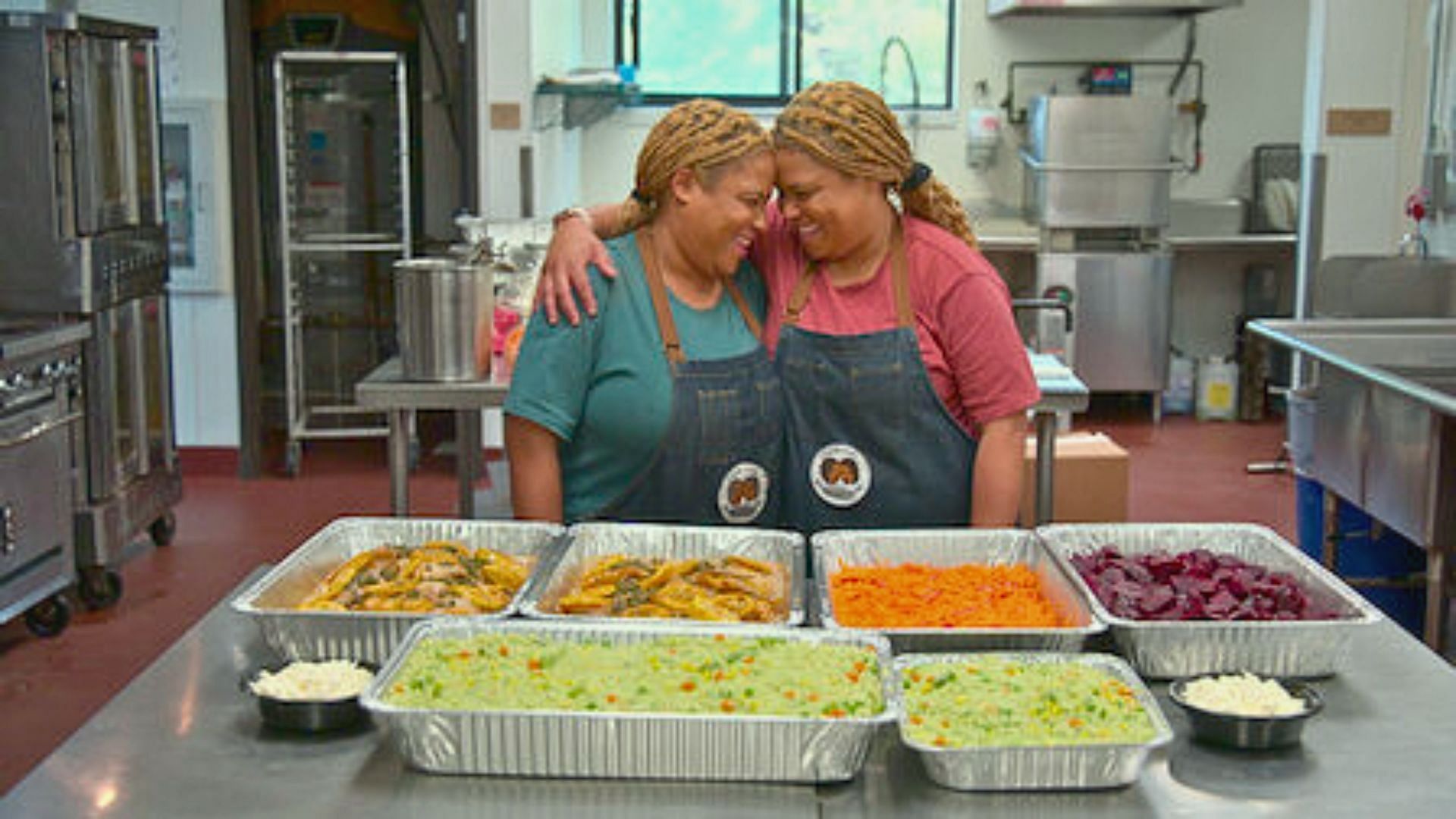 Pam and Wendy are partners in a catering business as well (Image via Netflix)