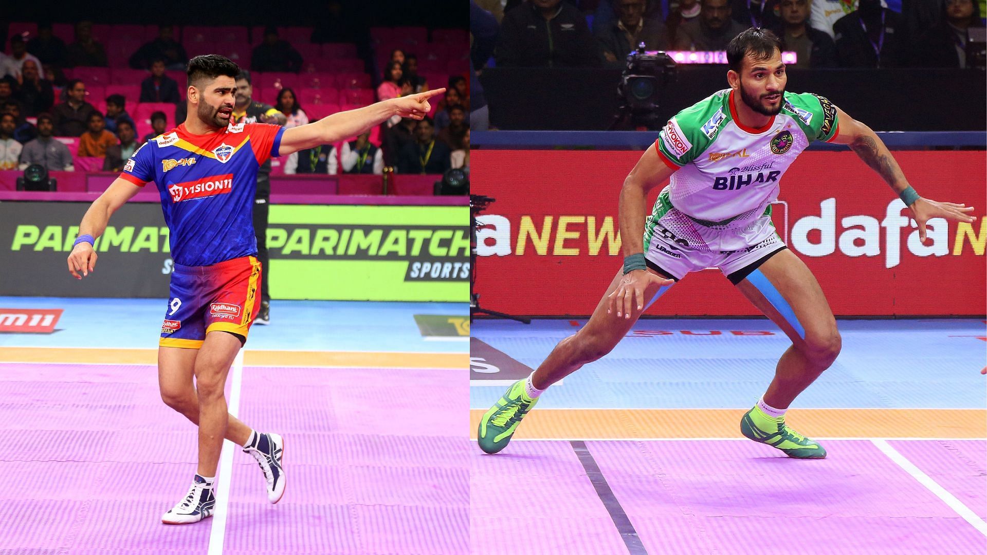 Pardeep Narwal vs Sachin Tanwar (Images via PKL)