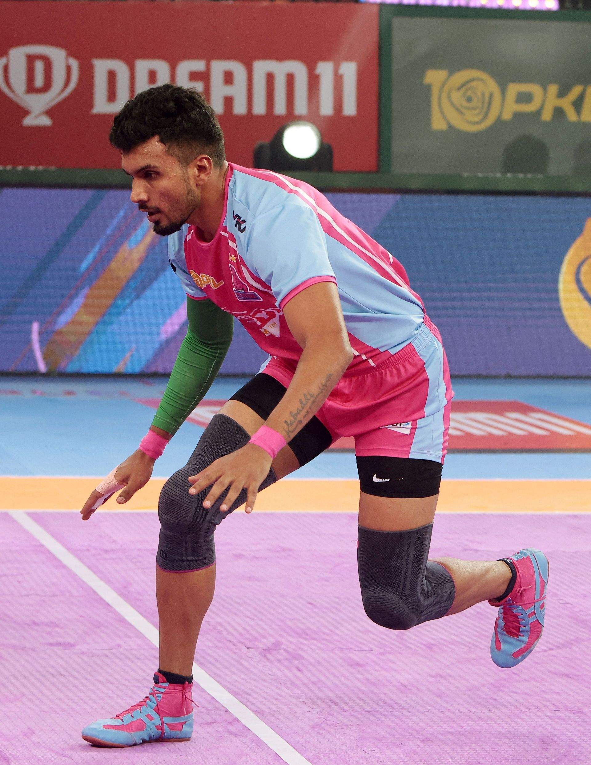 Arjun Deshwal in action (image via PKL)