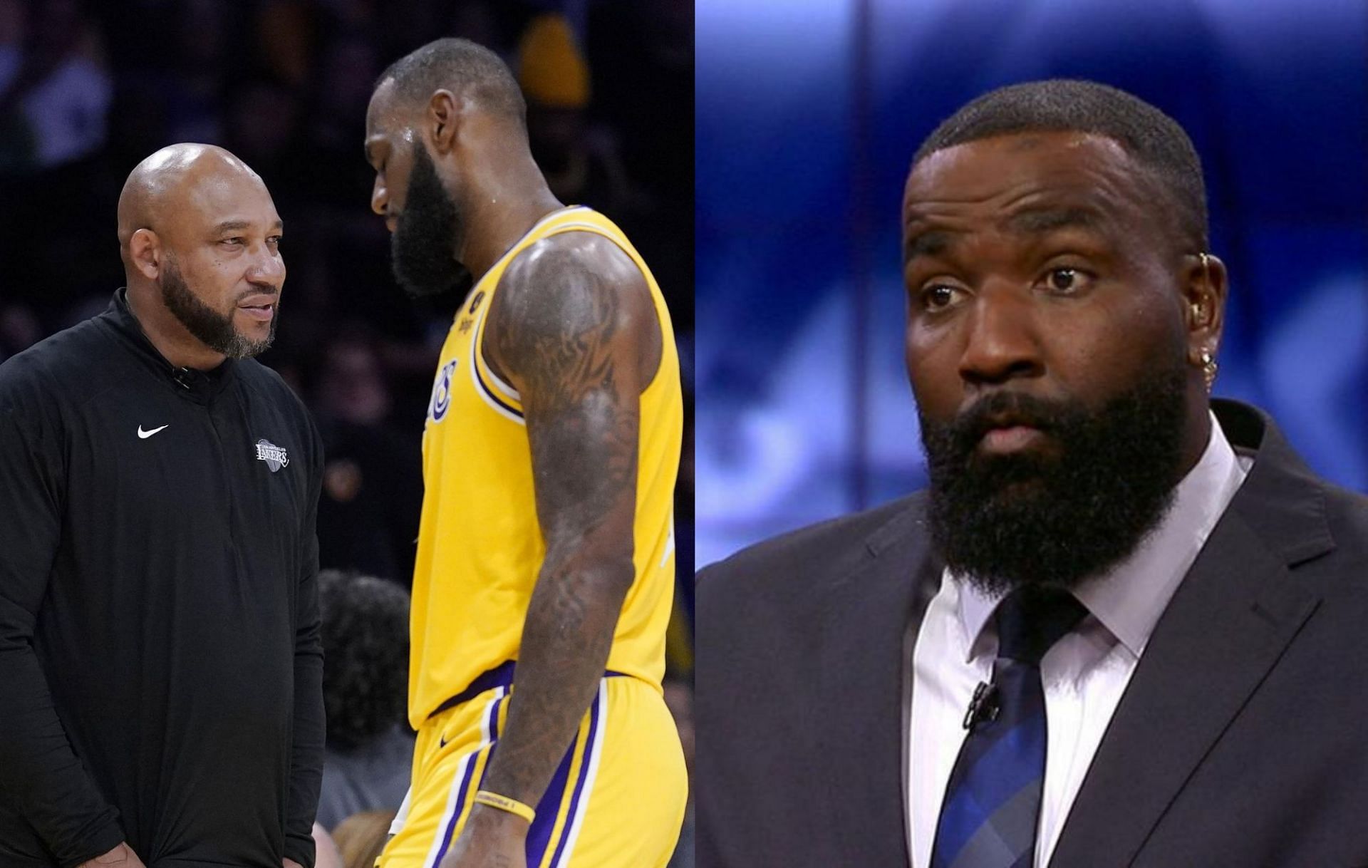 Kendrick Perkins gets real by putting the Lakers woes to Coach Darvin Ham