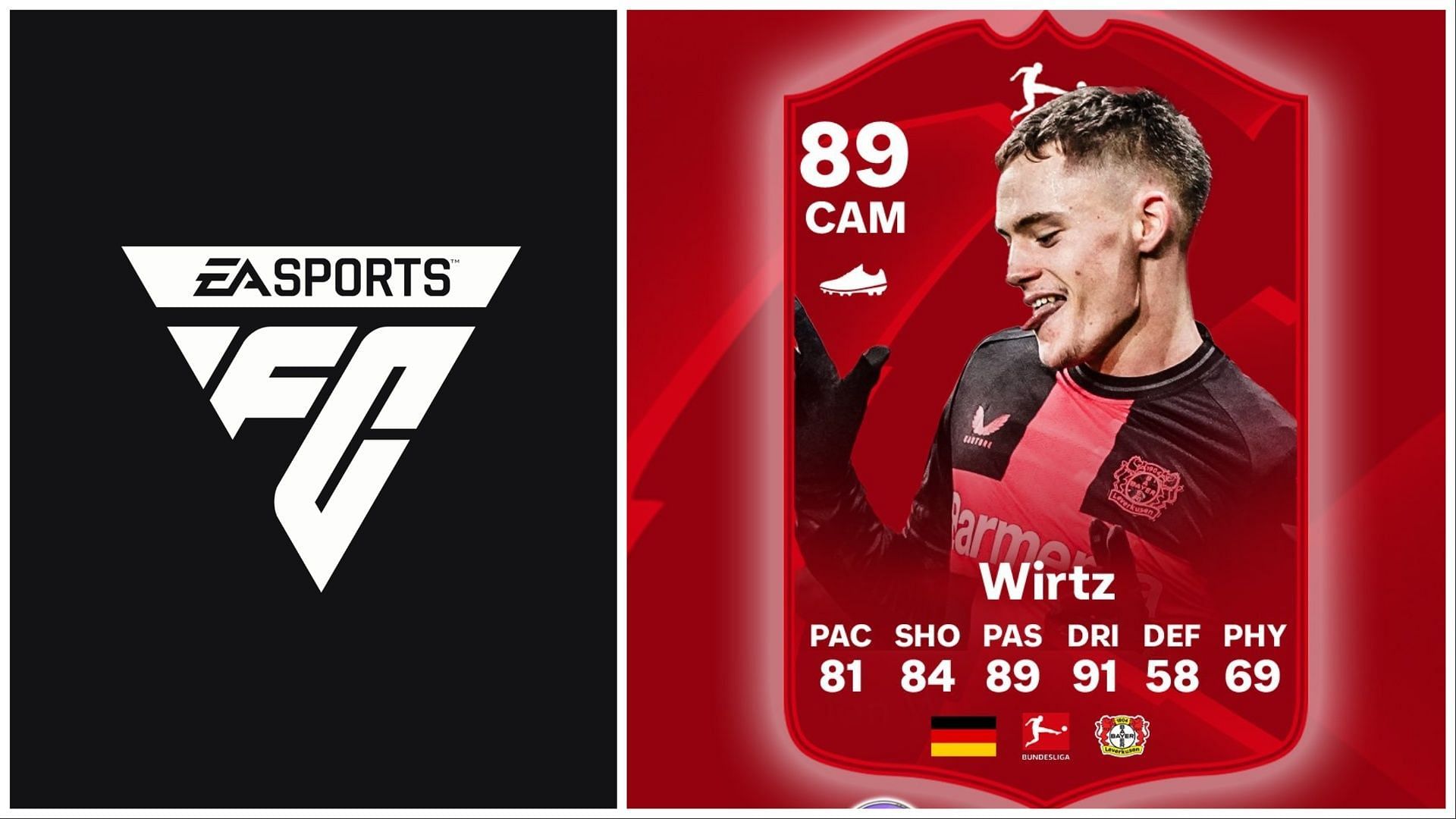 POTM Wirtz has been leaked (Images via Twitter/FIFATradingRomania)