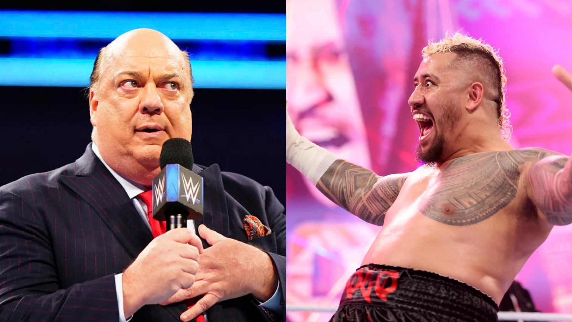 Paul Heyman and Solo Sikoa are members of The Bloodline
