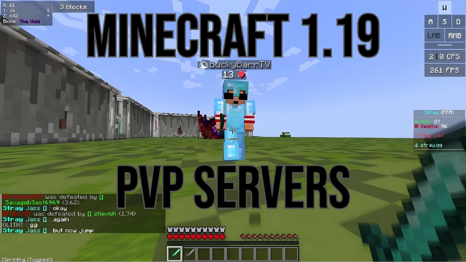 Minecraft 1.19 PvP servers are incredibly fun (Image via Sportskeeda)