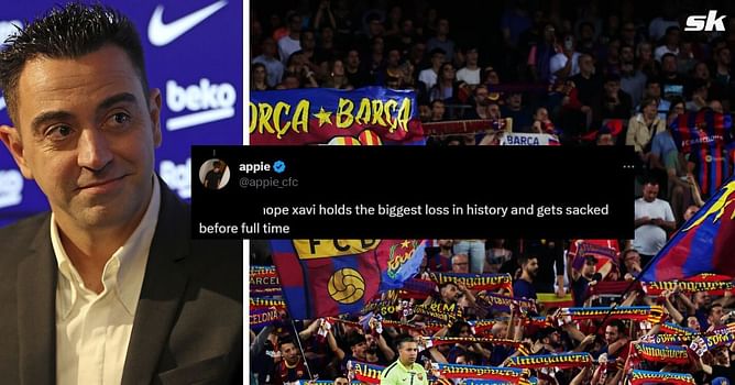 "I hope Xavi holds the biggest loss in history" - Barcelona fans slam Xavi for benching 2 key stars in Supercopa final against Real Madrid