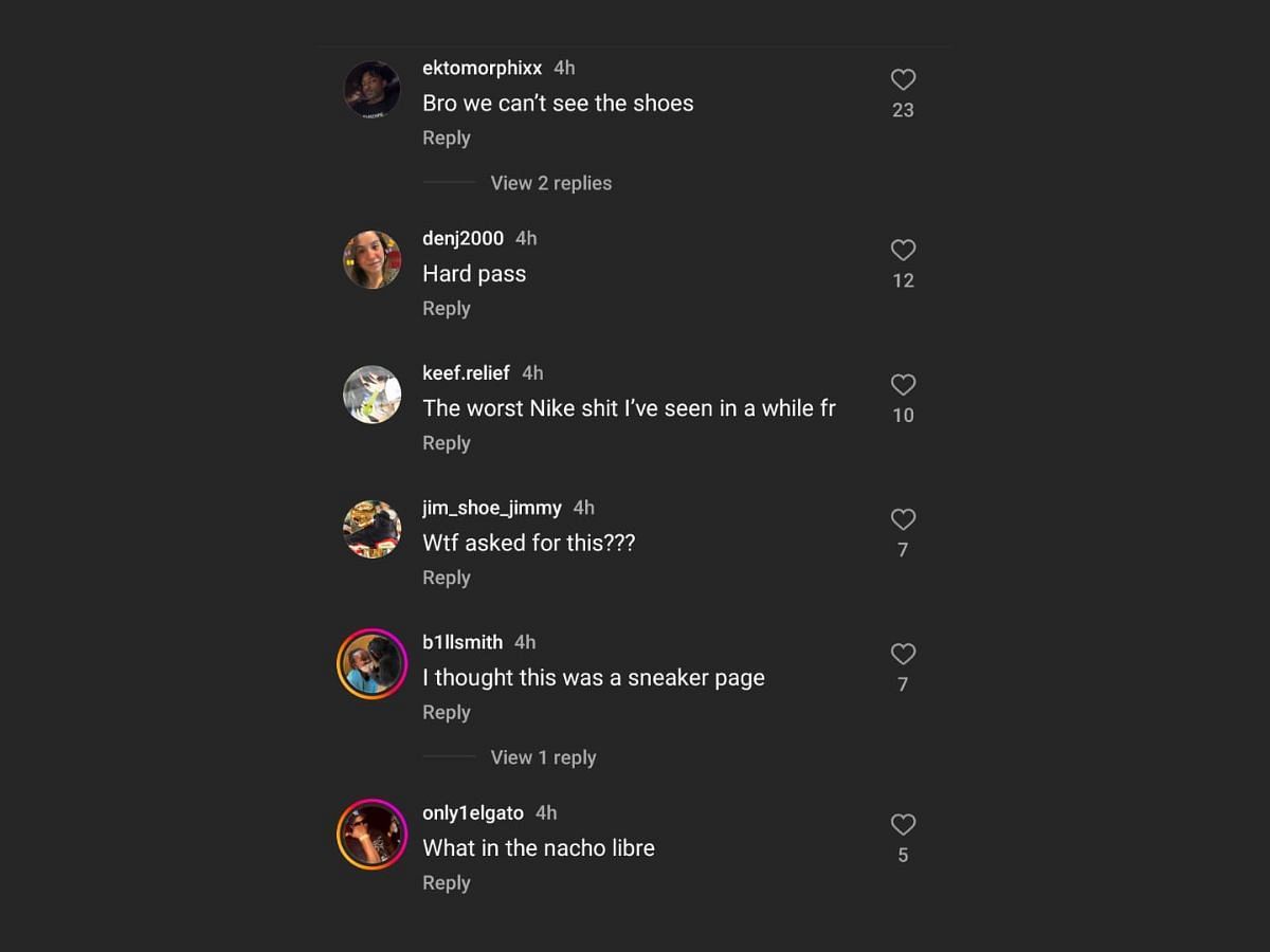 Fans have different opinions about Megan Thee Stallion x Nike collaboration (Image via Instagram/@sneakerfreakermag)