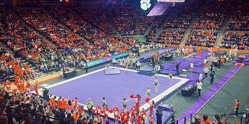 Clemson Gymnastics' home meetings will take place at the Littlejohn Coliseum (Getty Images)