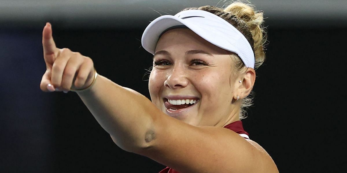 Amanda Anisimova rejoices after her winning return at ASB Classic 2024 following eight-month mental health break