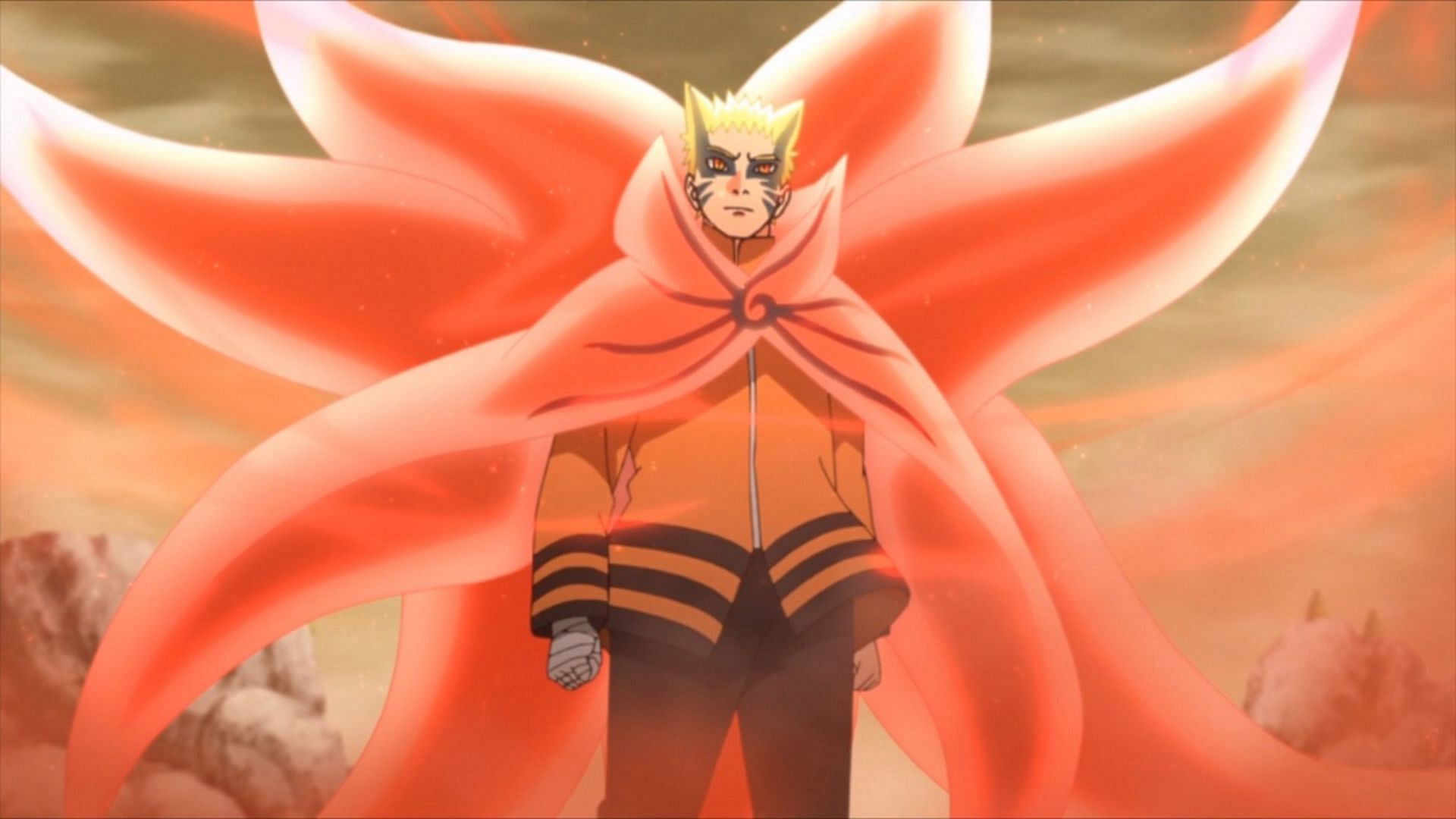 Naruto&#039;s Baryon Mode as seen in the anime (Image via Studio Pierrot)