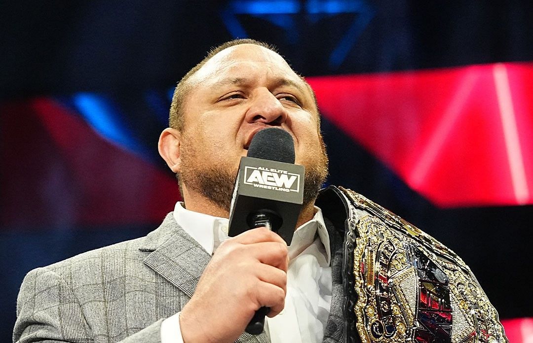 Samoa Joe is the AEW World Champion [Image credits: AEW Facebook]