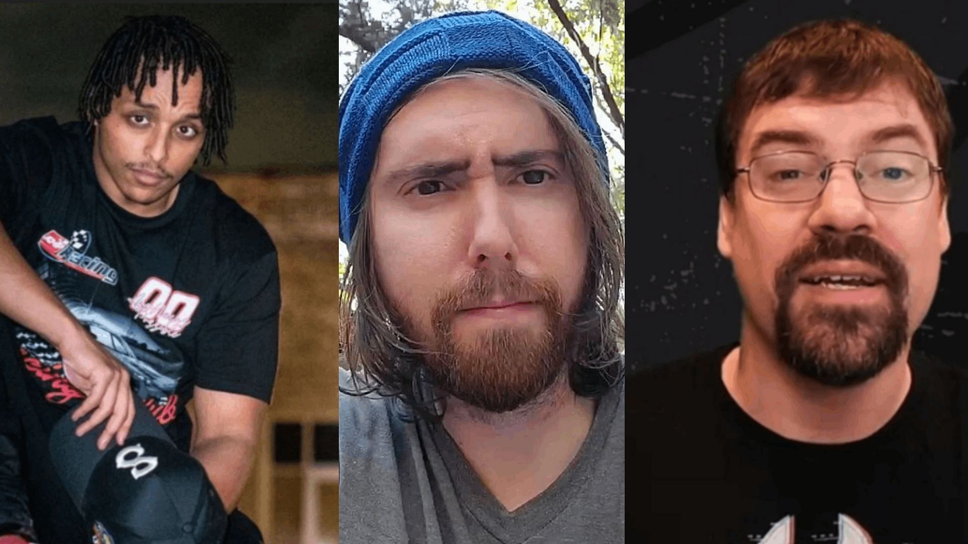 These are five streamers to check out for Palworld content (Image via callmeagentzero/Instagram, Asmongold/X and CohhCarnage/X)
