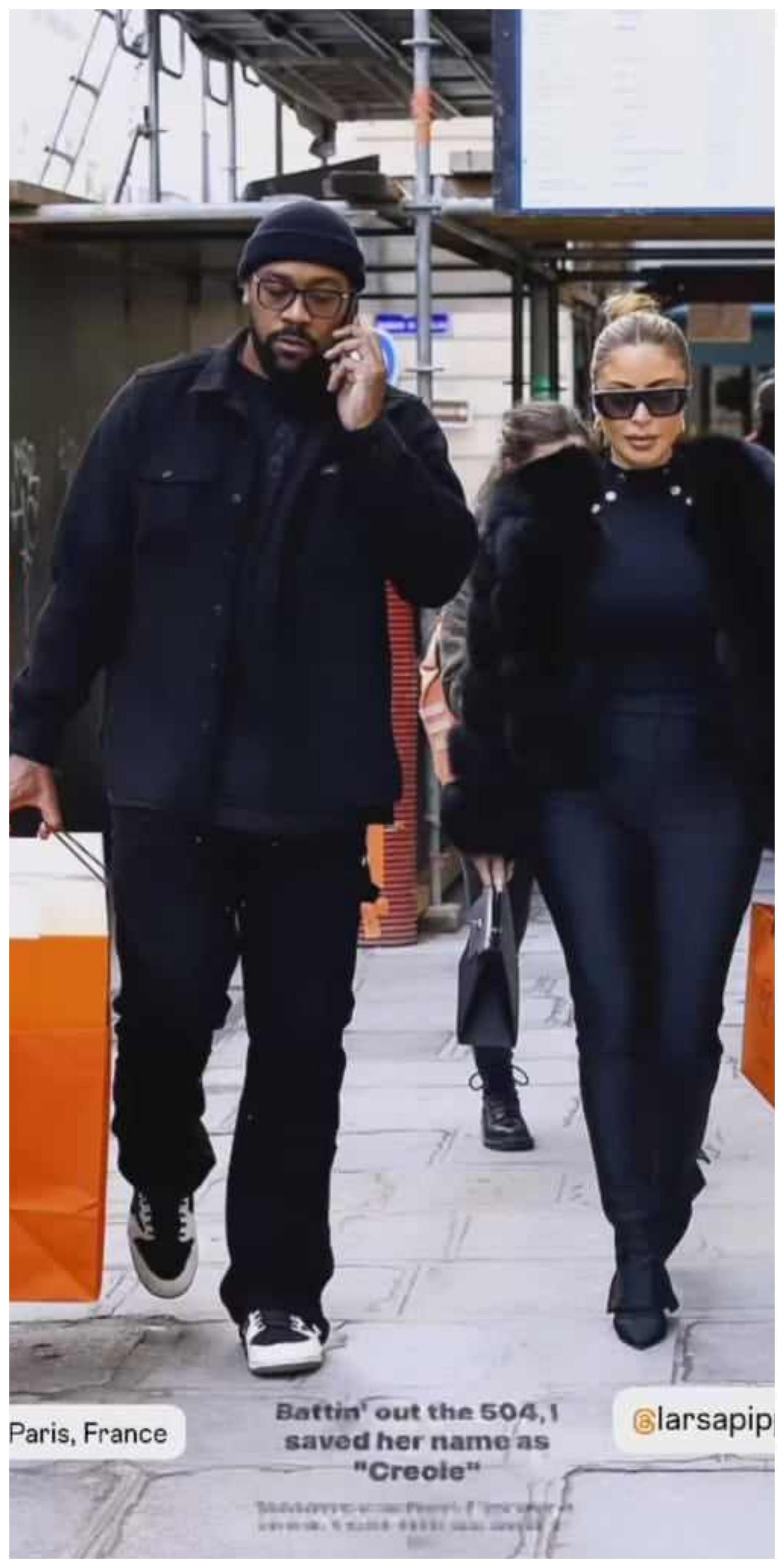 Marcus Jordan rocks Air Jordan 1 Mids as he enjoys Parisian stroll with