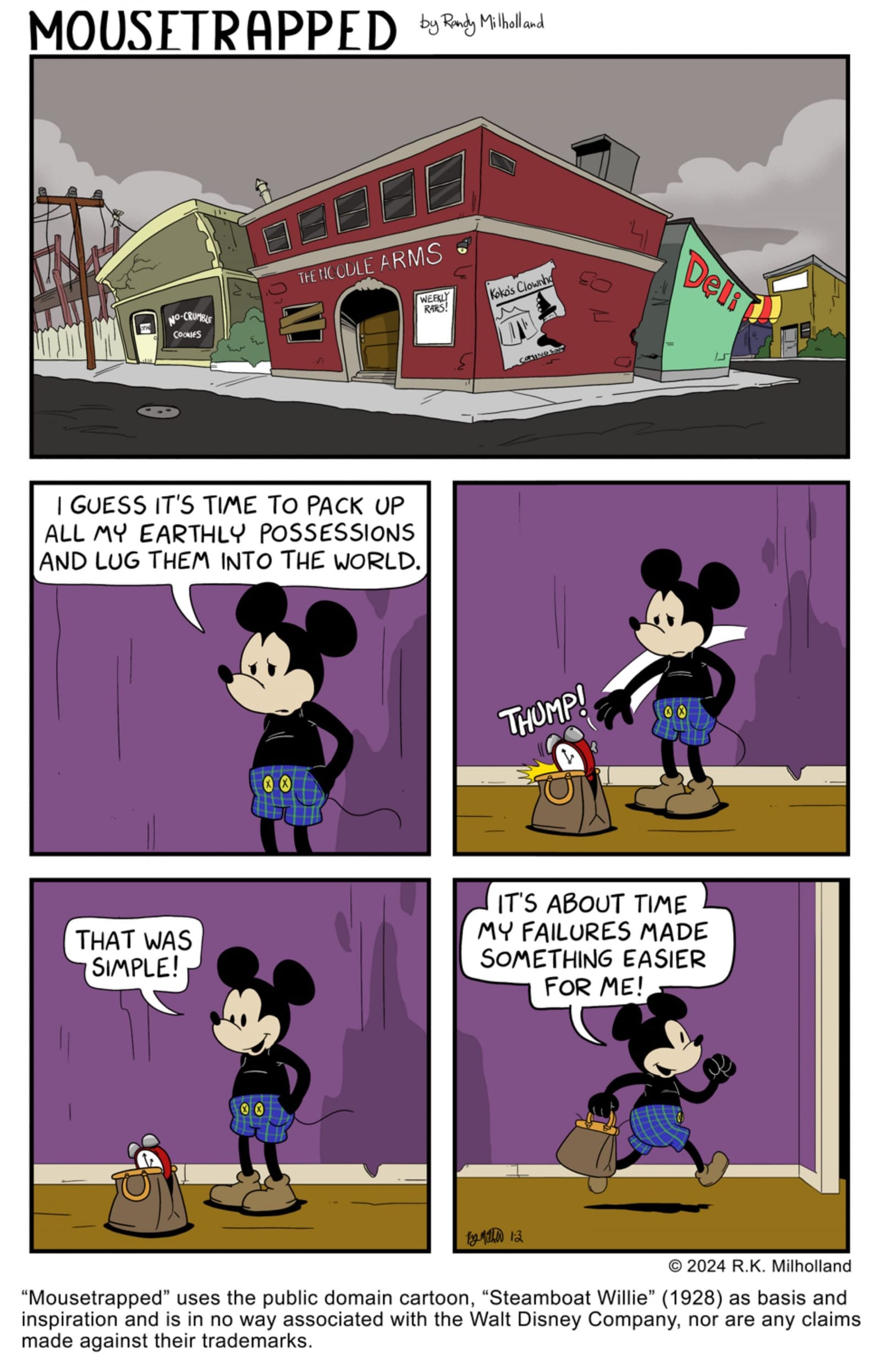 Popeye artist releases Mousetrapped, a new Mickey Mouse webcomic
