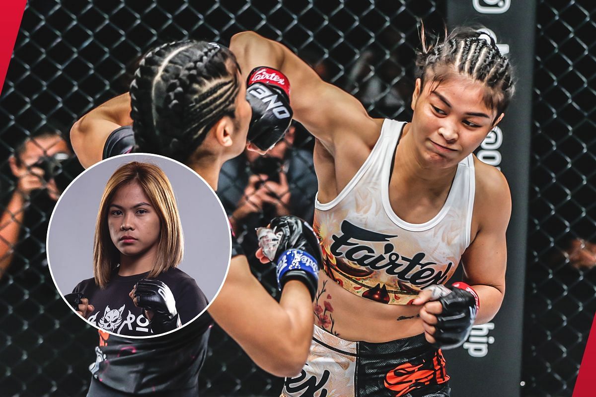 Denice Zamboanga faces Stamp Fairtex for the ONE atomweight MMA world title at ONE 166