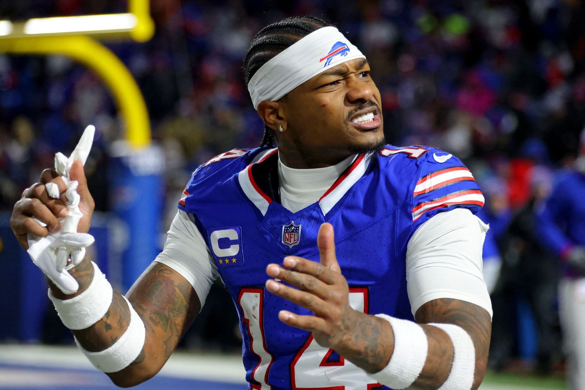 Stefon Diggs during AFC Divisional Playoffs - Kansas City Chiefs v Buffalo Bills