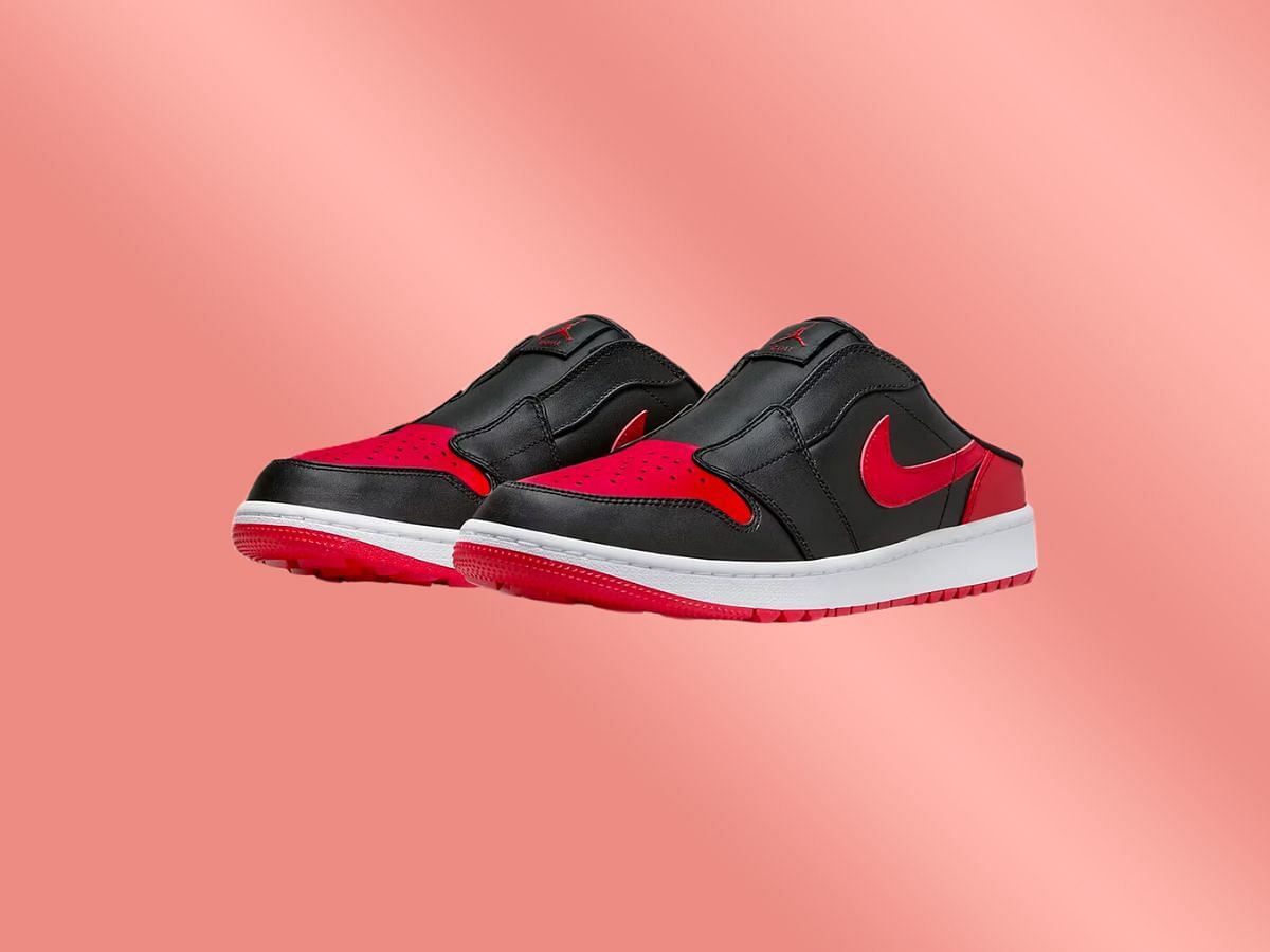  Air Jordan 1 Golf Bred mule