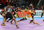 Mohit Goyat of Puneri Paltan in action (Credits: PKL)