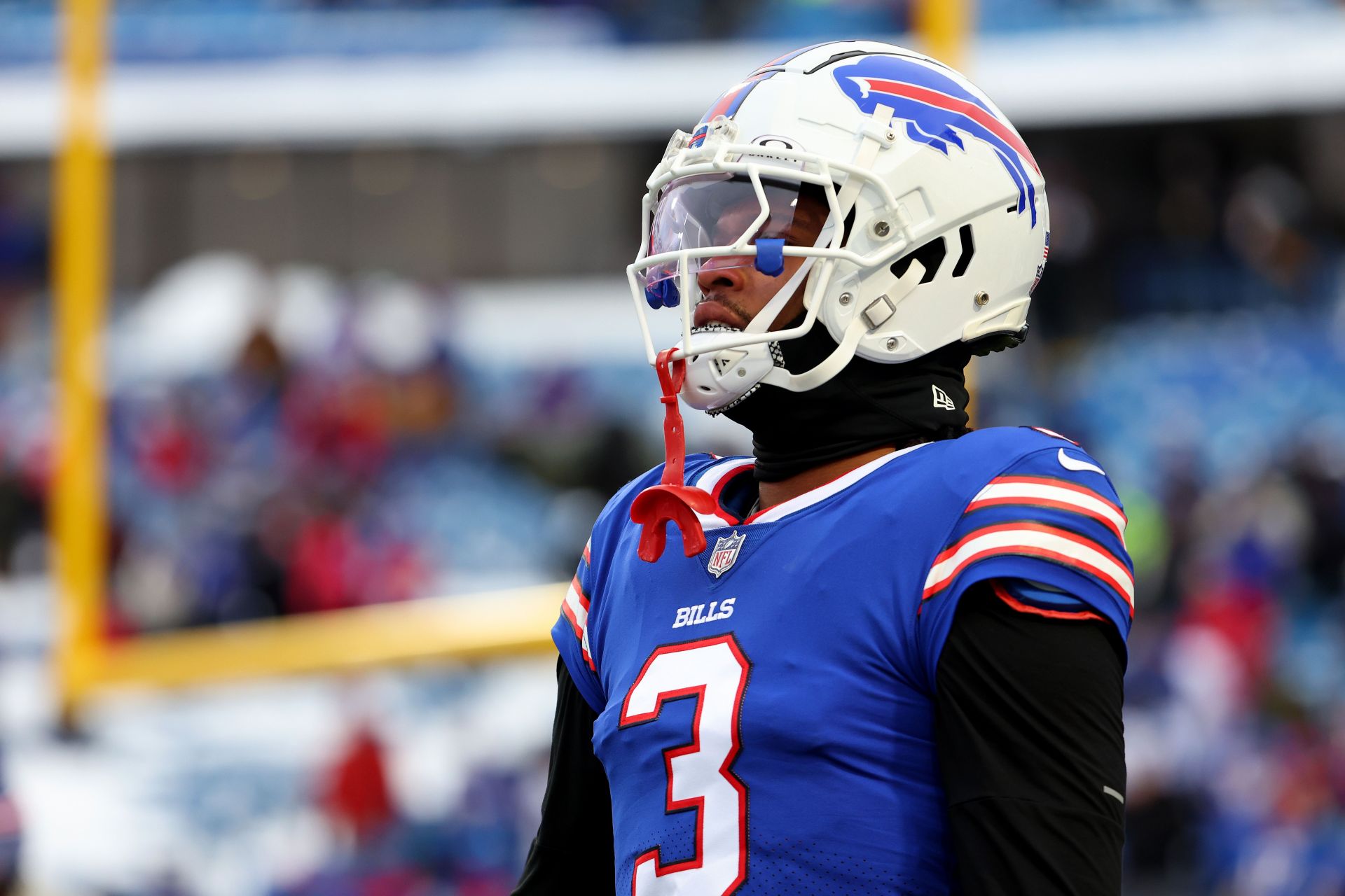 Damar Hamlin during AFC Wild Card Playoffs - Pittsburgh Steelers v Buffalo Bills