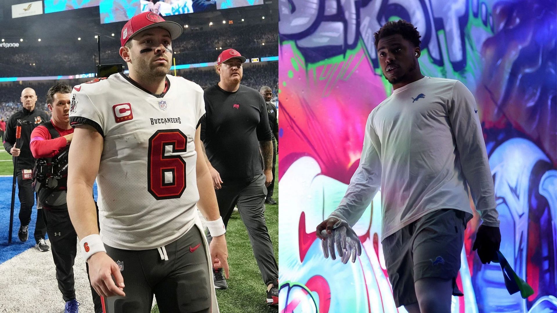Baker Mayfield and CJ Gardner Johnson were quite heated against each other on Sunday