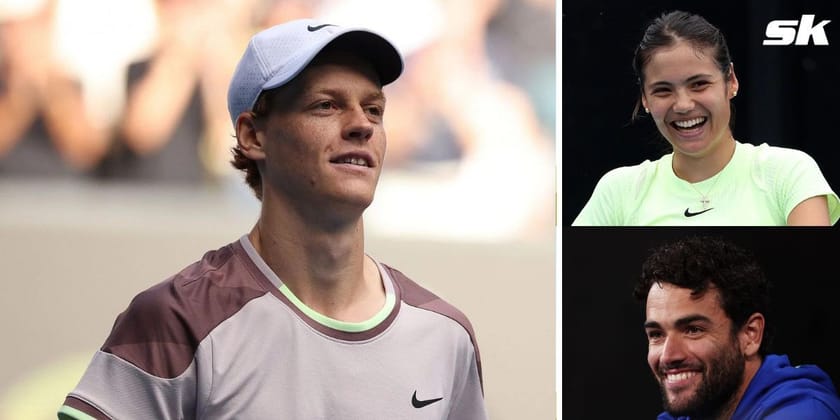 Emma Raducanu, Matteo Berrettini & tennis world react as Jannik Sinner