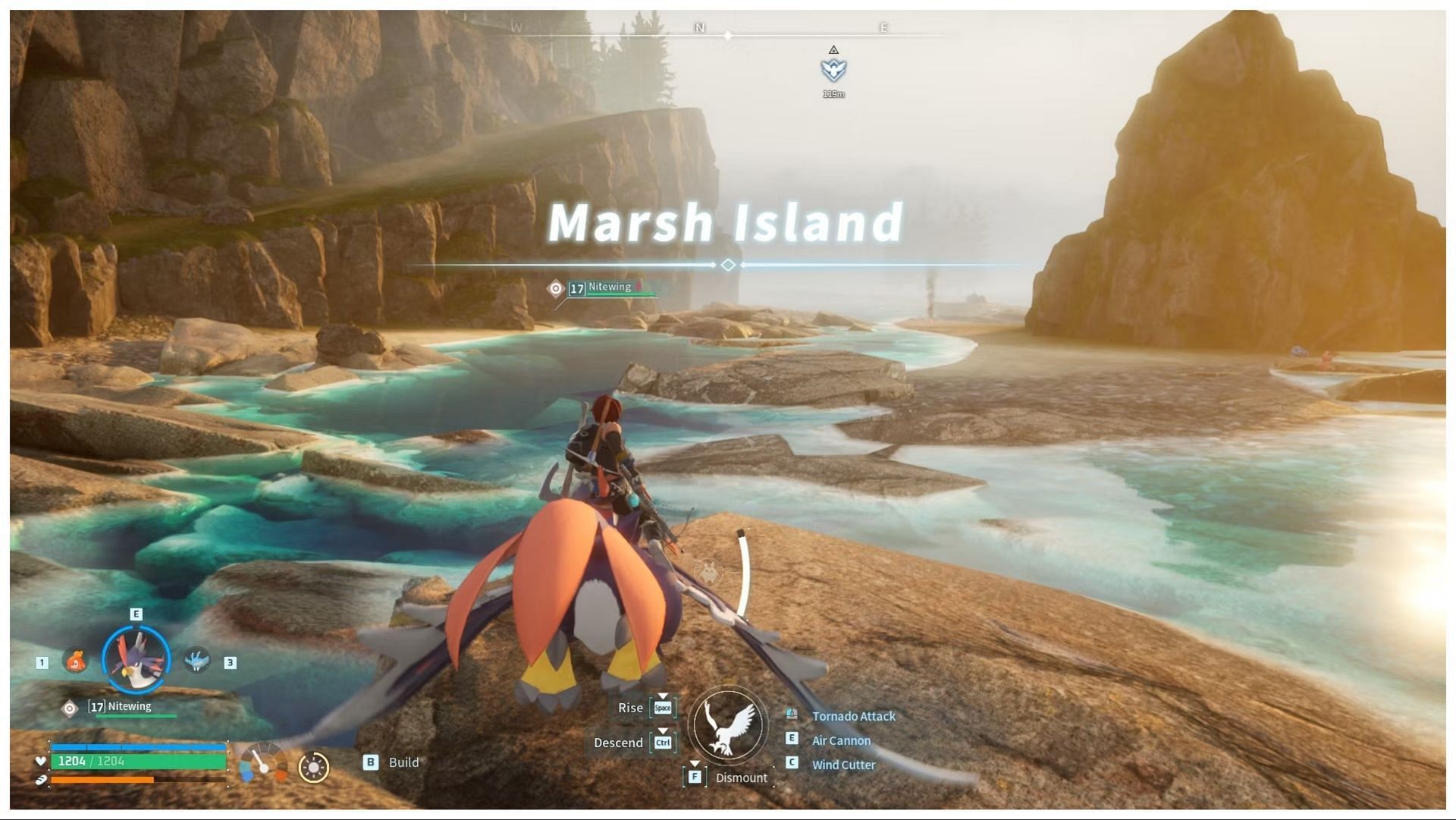 Marsh Island, as seen in the game. (Image via Pocket Pair, Inc.)