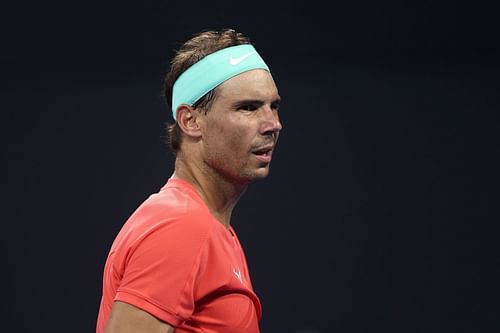 Rafael Nadal at the Brisbane International