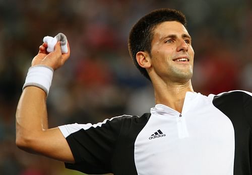 Novak Djokovic pictured at the 2008 Beijing Olympics