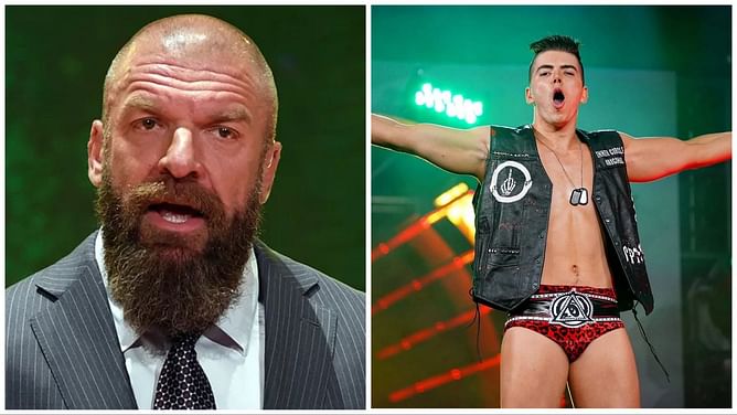 AEW star surprisingly shares throwback picture with Triple H; Sammy Guevara reacts