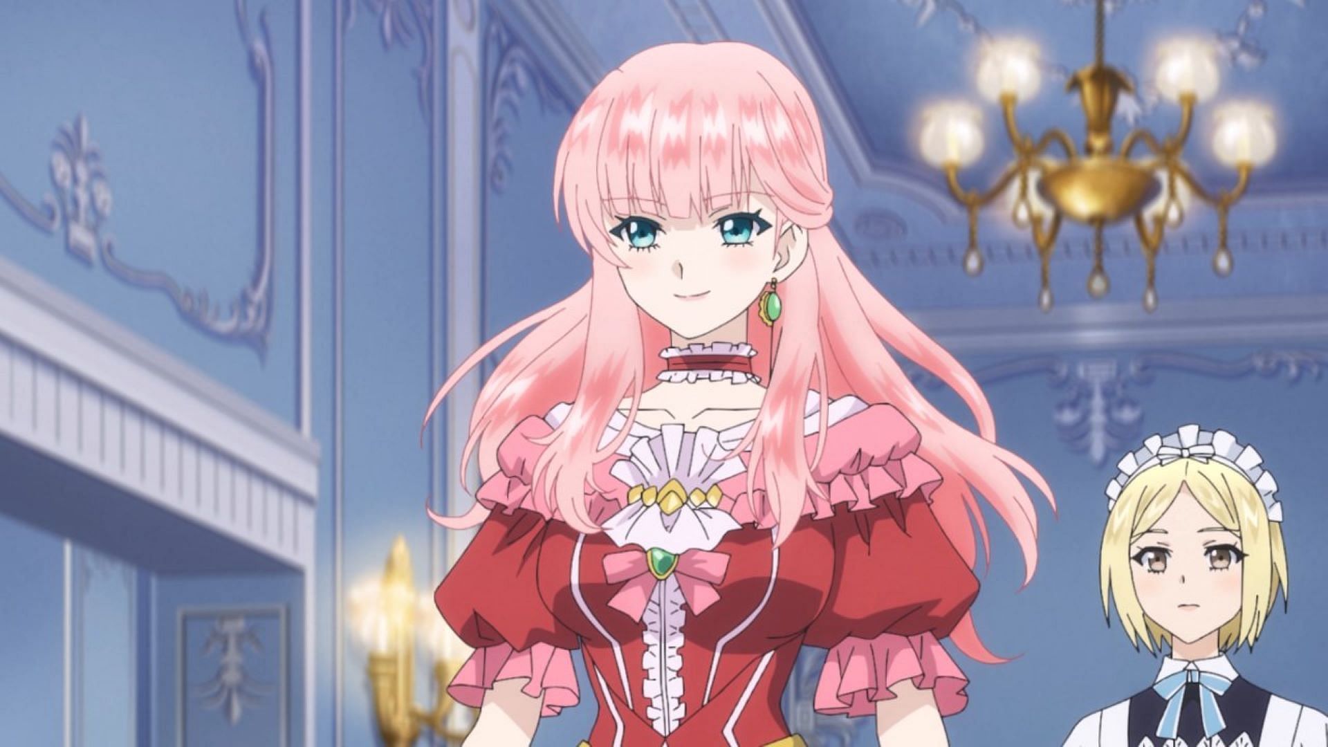 Rishe wearing a beautiful dress in the anime (Image via Studio KAI and Hornets)