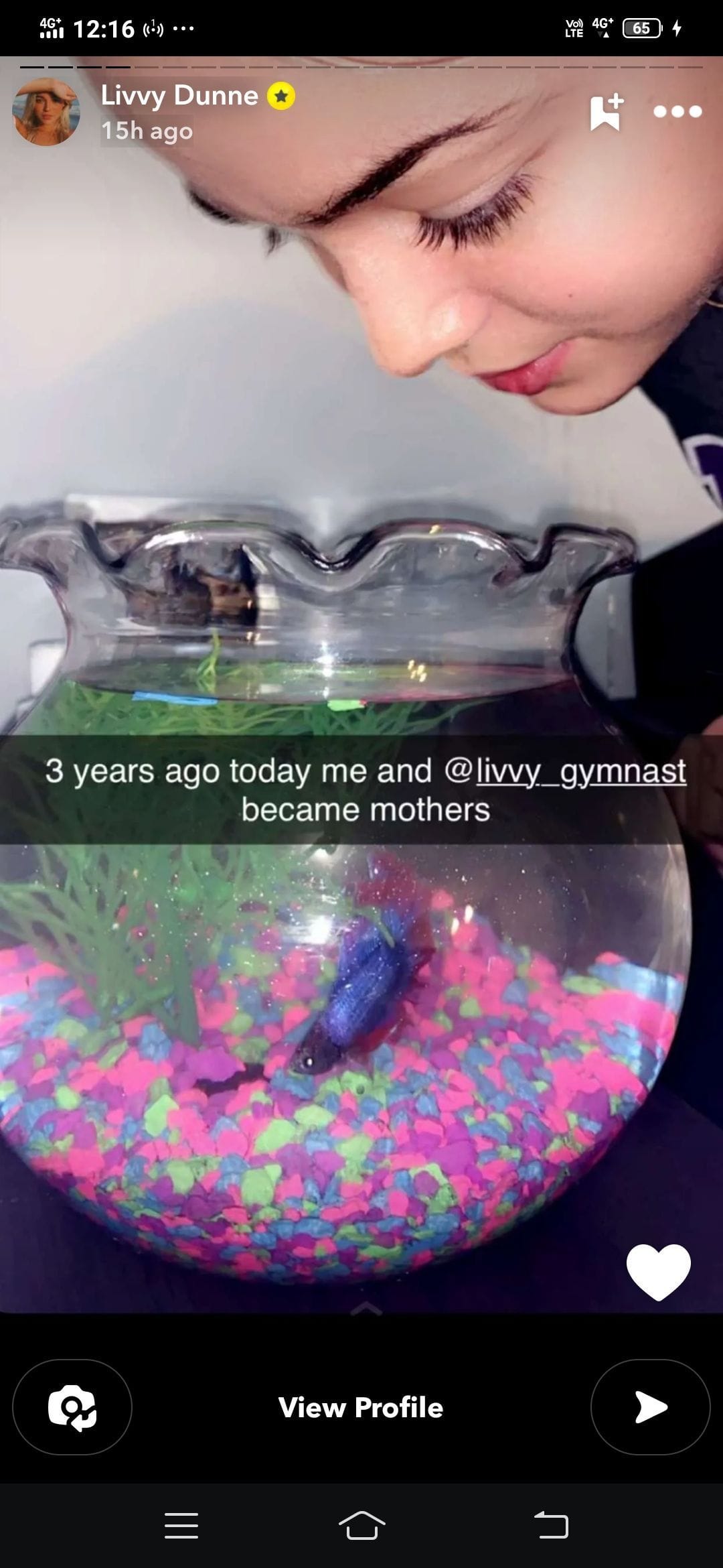 “3 years ago today, me and Livvy became mothers” Olivia Dunne takes