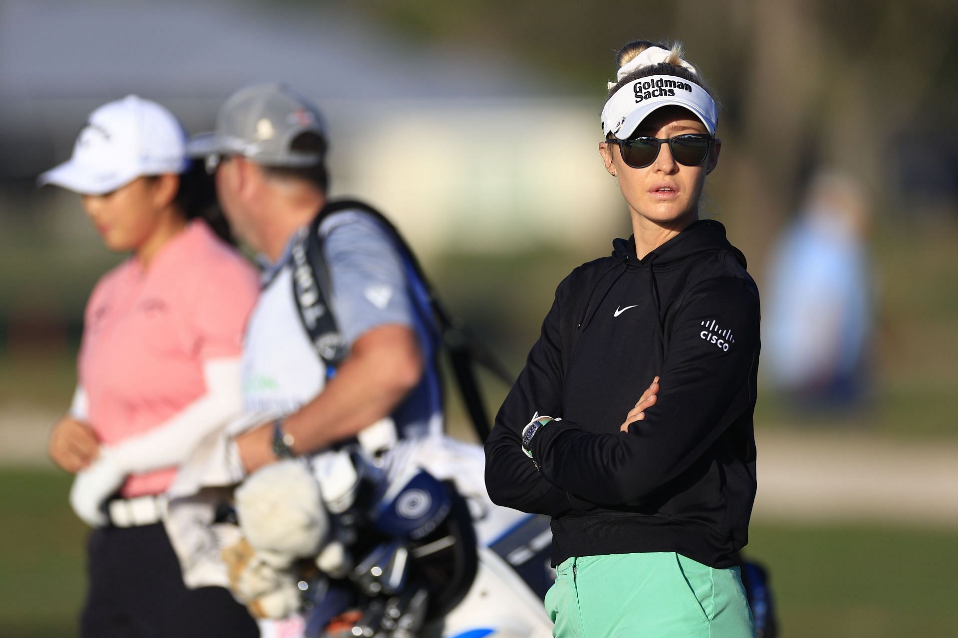 “The greens are very difficult” Nelly Korda not happy with conditions