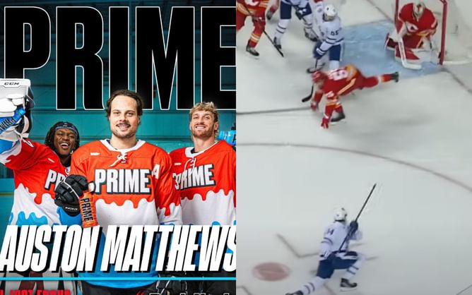 Logan Paul and KSI's PRIME athlete Auston Matthews continues red-hot goal scoring pace in the NHL
