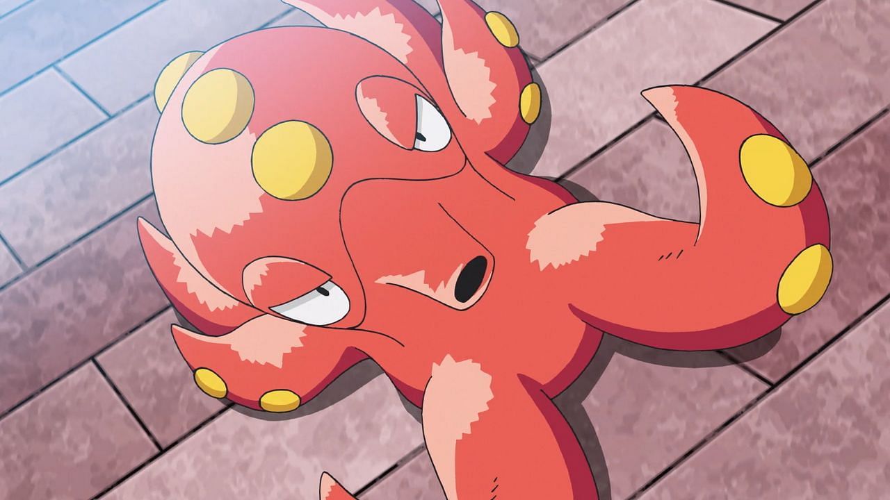 Octillery, as seen in the anime (Image via The Pokemon Company)
