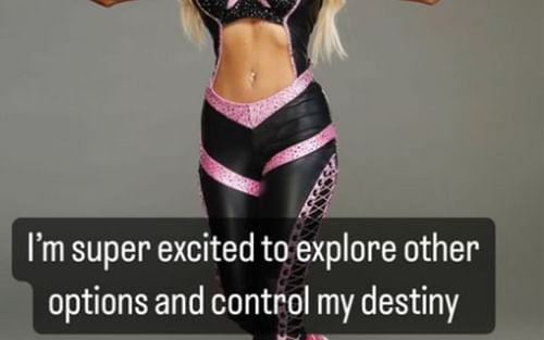 Dana Brooke's response on Instagram