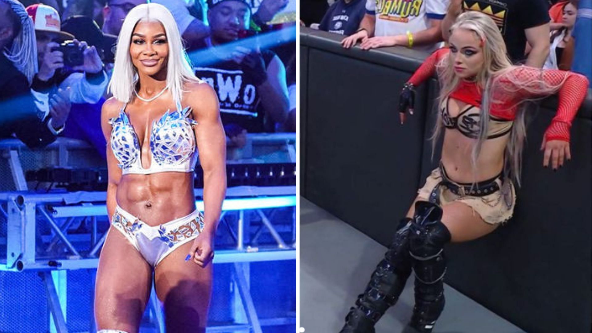 Jade Cargill on the left and Liv Morgan on the right (Image credits: WWE.com and star