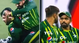 [Watch] Babar Azam's funny celebrations after wicketkeeper Azam Khan saves certain boundary with excellent dive in NZ vs PAK 2nd T20I