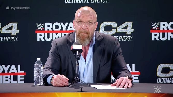 Triple H was scrambling as WWE Superstar delayed the Royal Rumble press conference