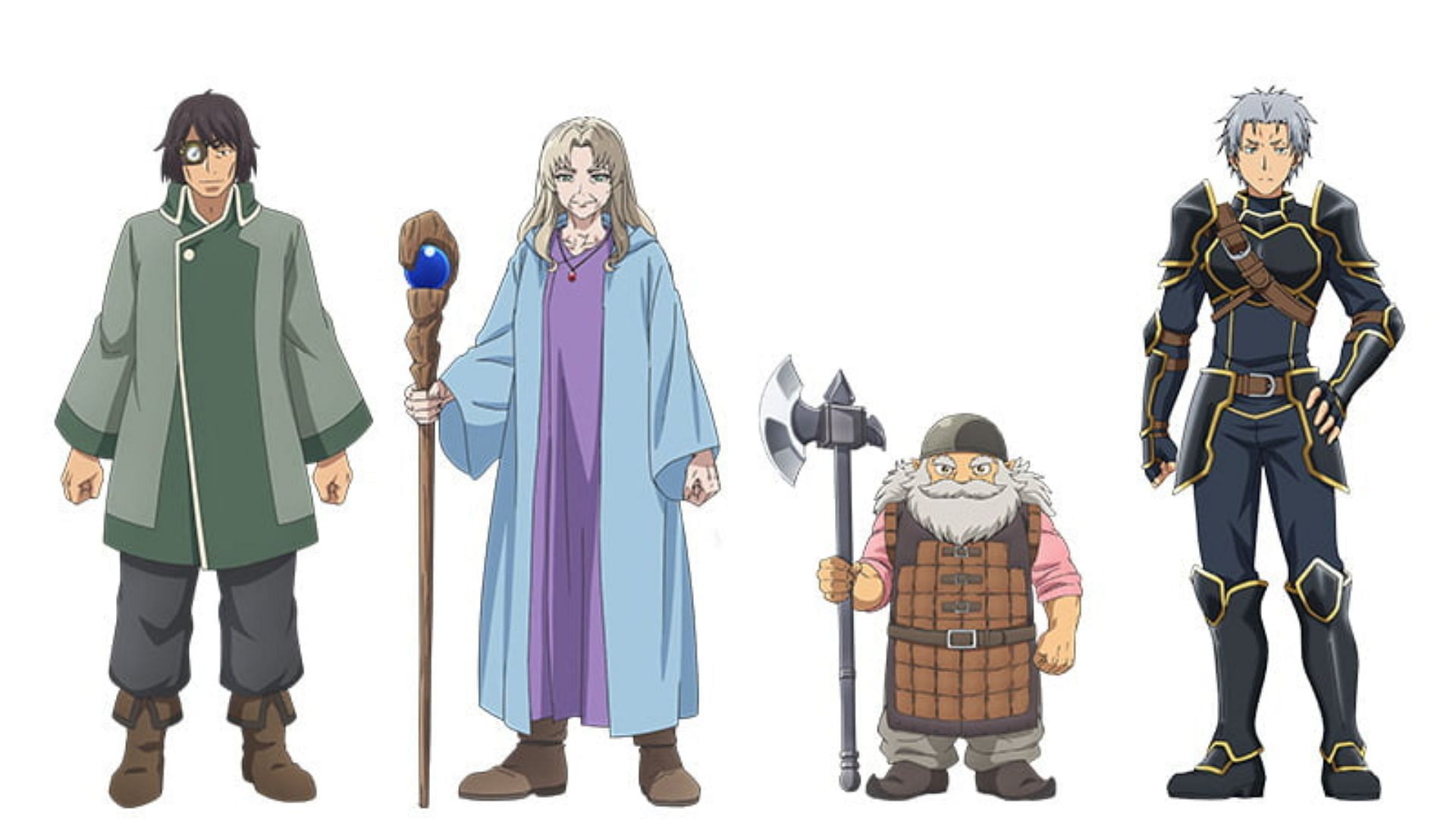 Godwin, Mistam, Mogrim, and Albert character visuals (Image via Studio Flad)