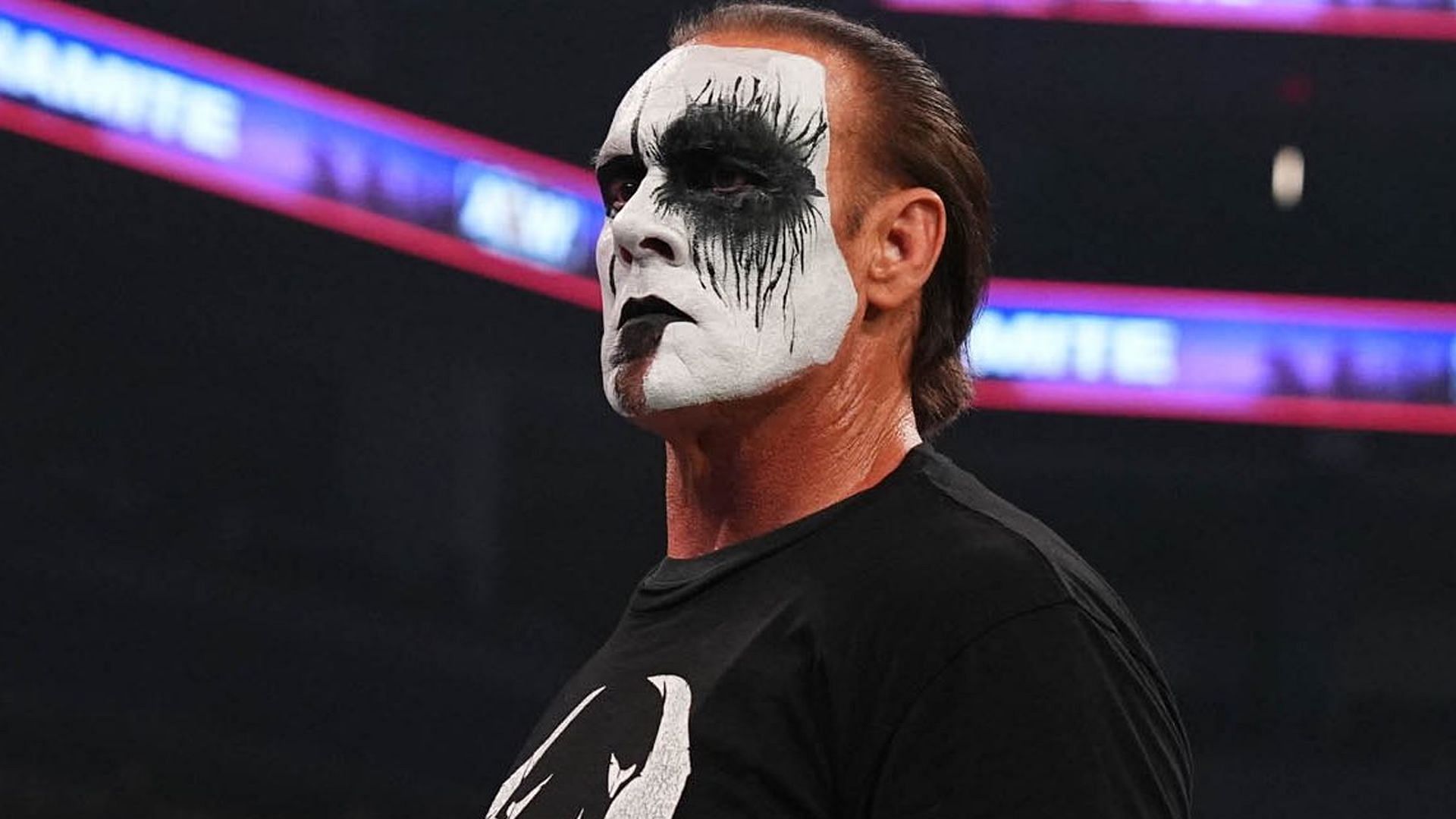 Sting during one of his AEW appearances