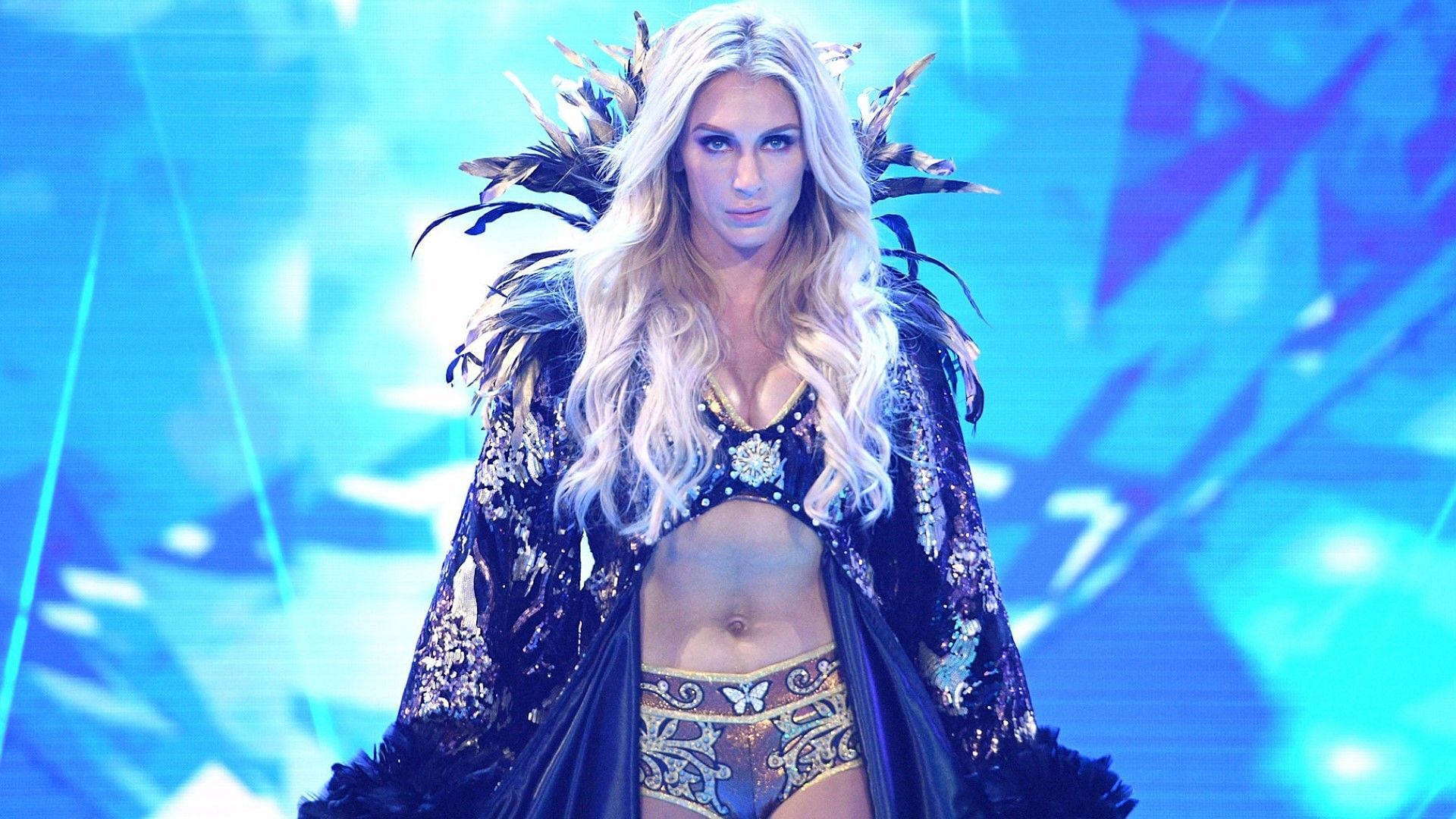 Charlotte Flair heads to the ring on WWE SmackDown
