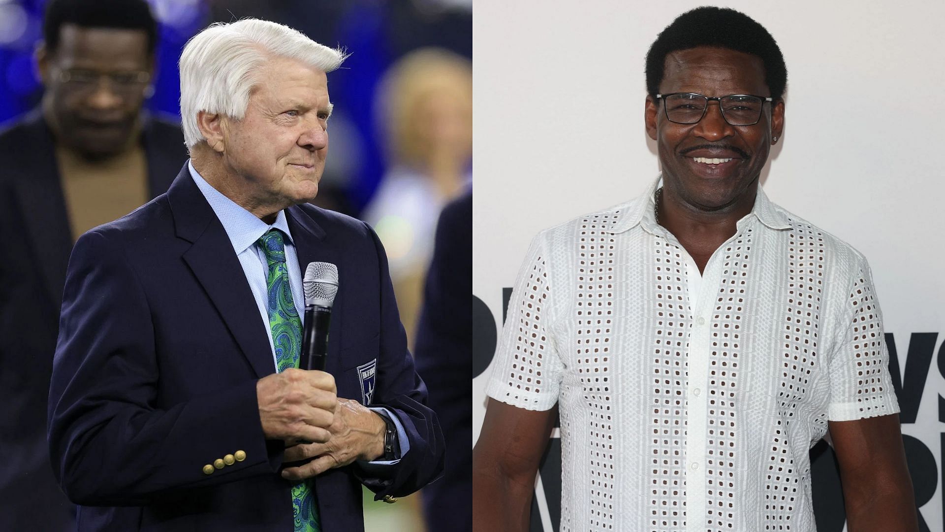 Jimmie Johnson coached Michael Irvin during the Cowboys
