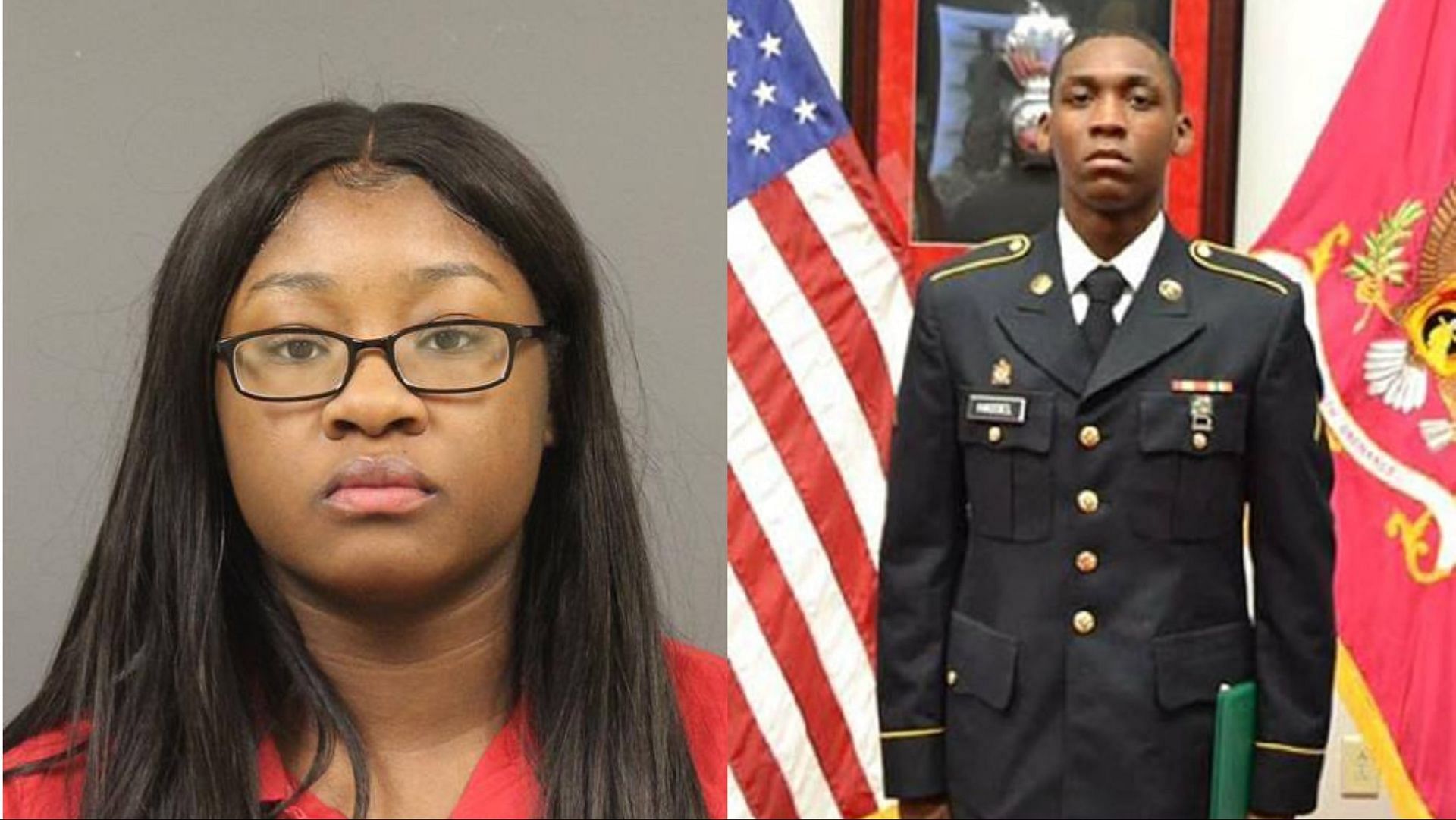 Kemia Hassel was sentenced to life in prison without parole for killing husband Sergeant Tyrone Hassel III(Image via X/@cathyrusson and IMDb)