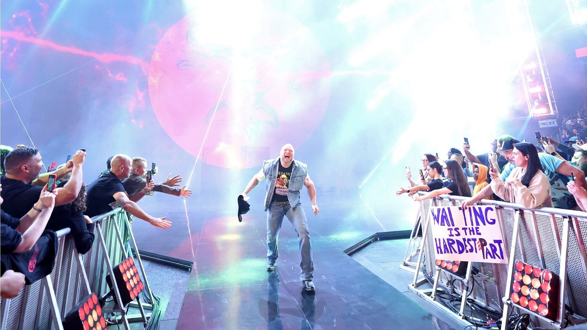 Brock Lesnar on RAW