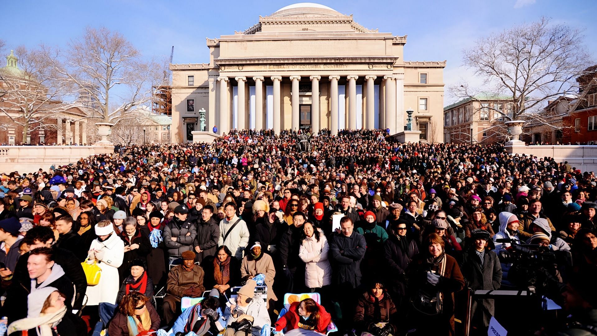 Chemical attack during a Pro-Palestinian protest at Columbia University comes under investigation. (Image via Facebook/Columbia University)