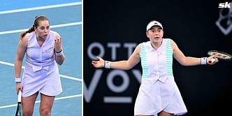 "You ruin my match" - Jelena Ostapenko lashes out at chair umpire during Brisbane International defeat to Victoria Azarenka