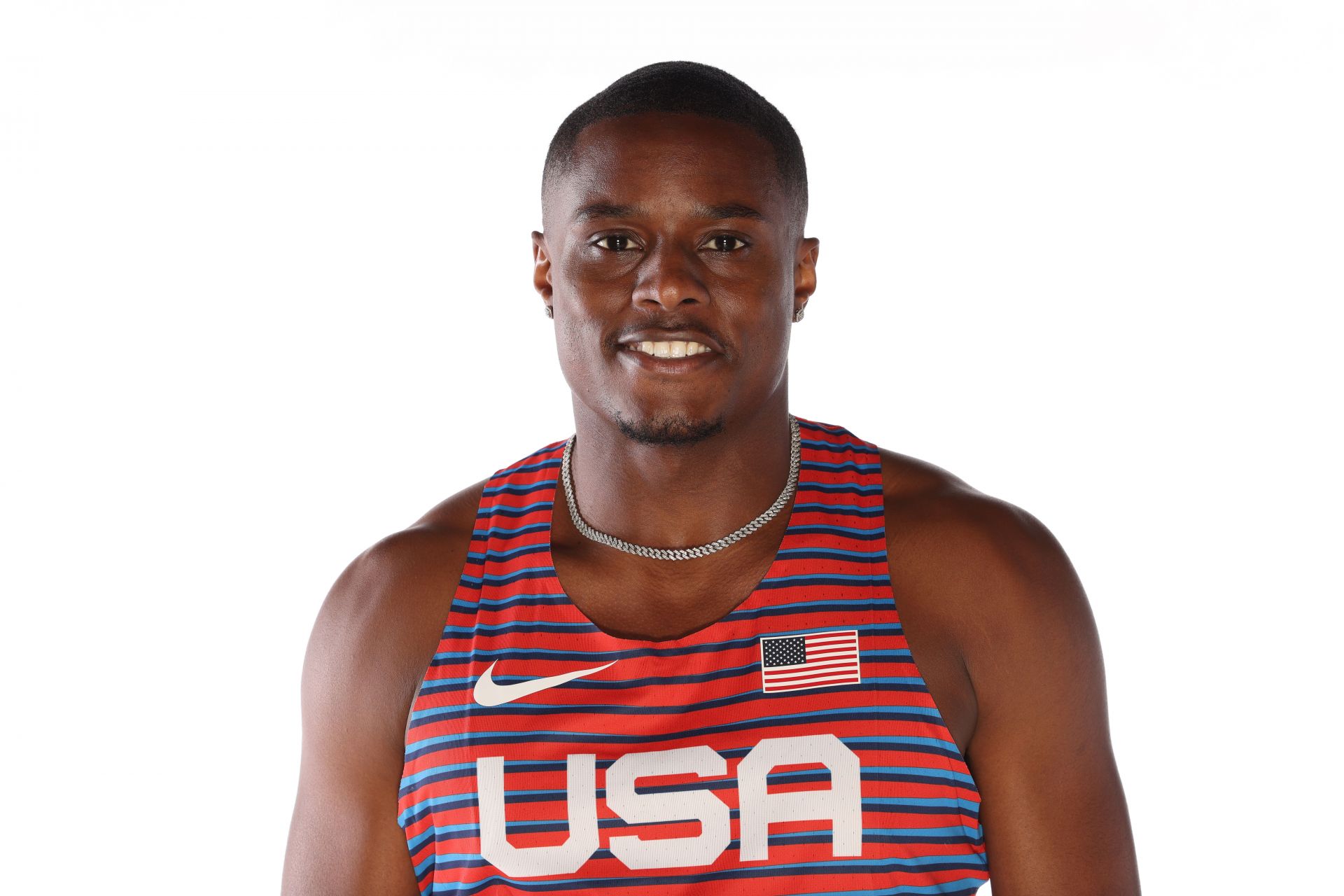 Christian Coleman at Team USA Olympic Portrait Shoot