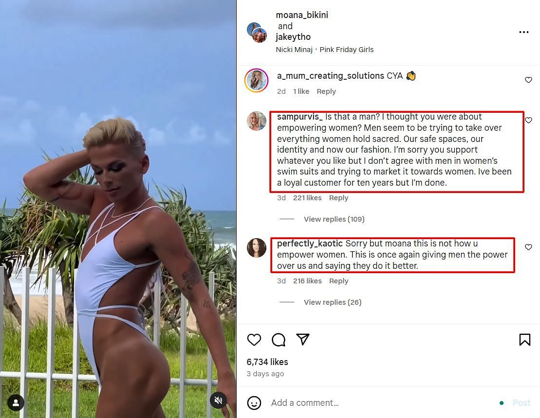 Netizens over Moana Bikini&#039;s campaign (Image via Instagram/@moana_bikini)