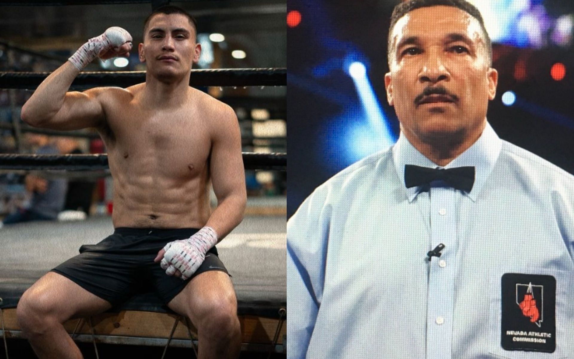 Vergil Ortiz Jr. scored a controversial win on Saturday. [Images via @vergilortizjr and @tonyweeks_official on Instagram]