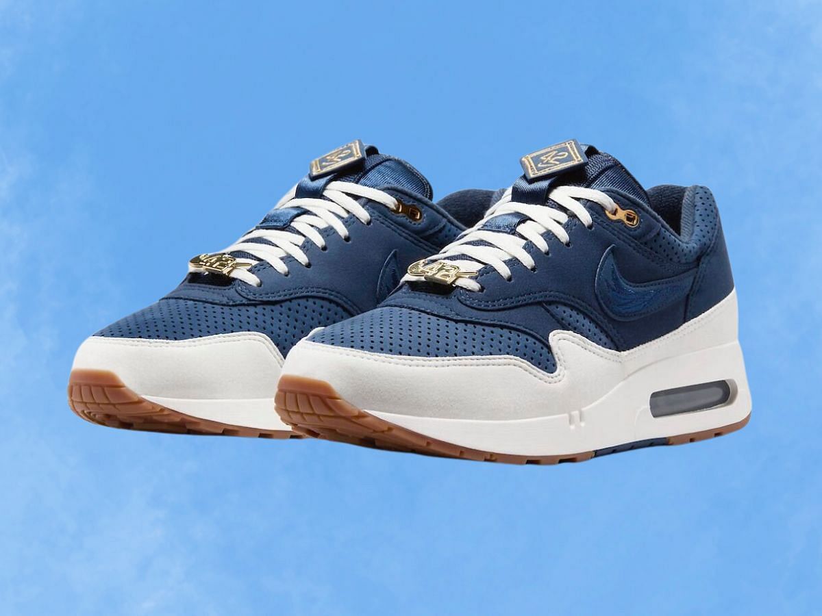 Nike Air Max 1 &lsquo;86 OG &ldquo;Jackie Robinson&rdquo; sneakers (Image via YouTube/@inboxtogo)