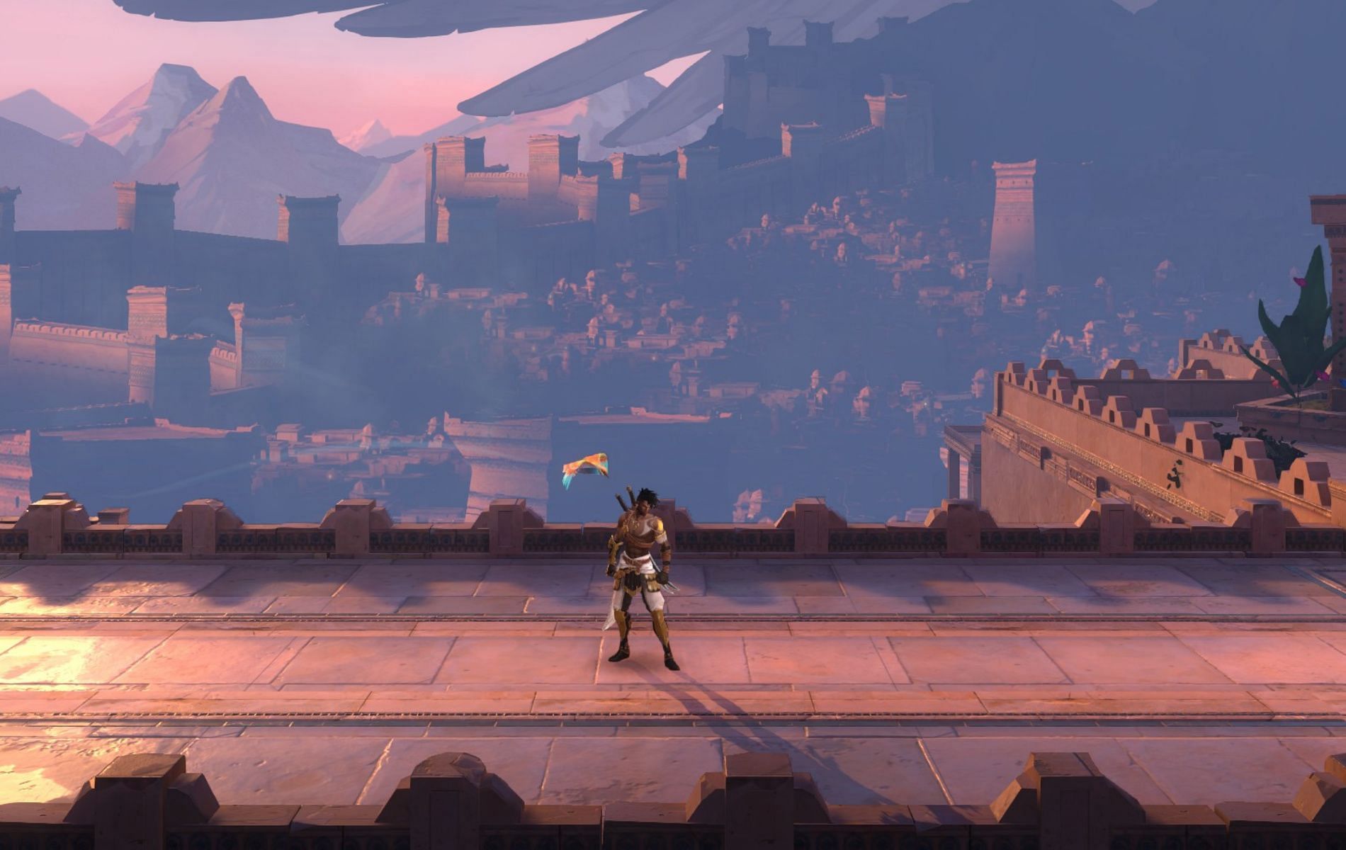 Each area has something distinct to see (Screenshot from Prince of Persia The Lost Crown)