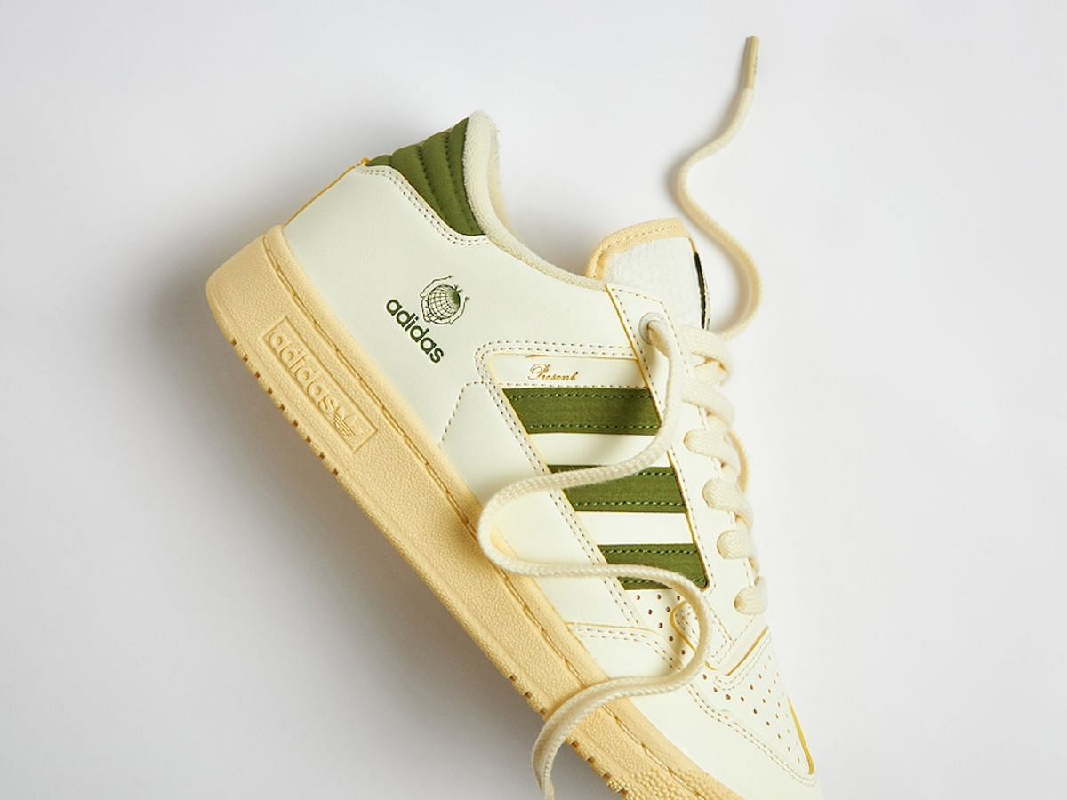 END x Adidas Centennial Low &ldquo;Present&rdquo; sneakers (Image via Adidas)